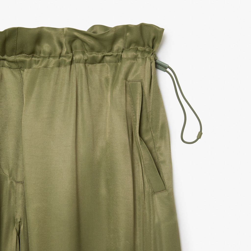 Quần Dài Lacoste Nữ Oversize Có Túi