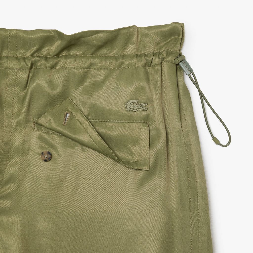 Quần Dài Lacoste Nữ Oversize Có Túi