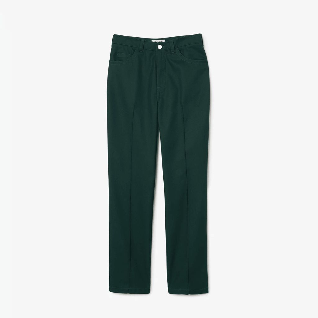 Quần Dài Lacoste Nữ Dáng Suông Topstitch