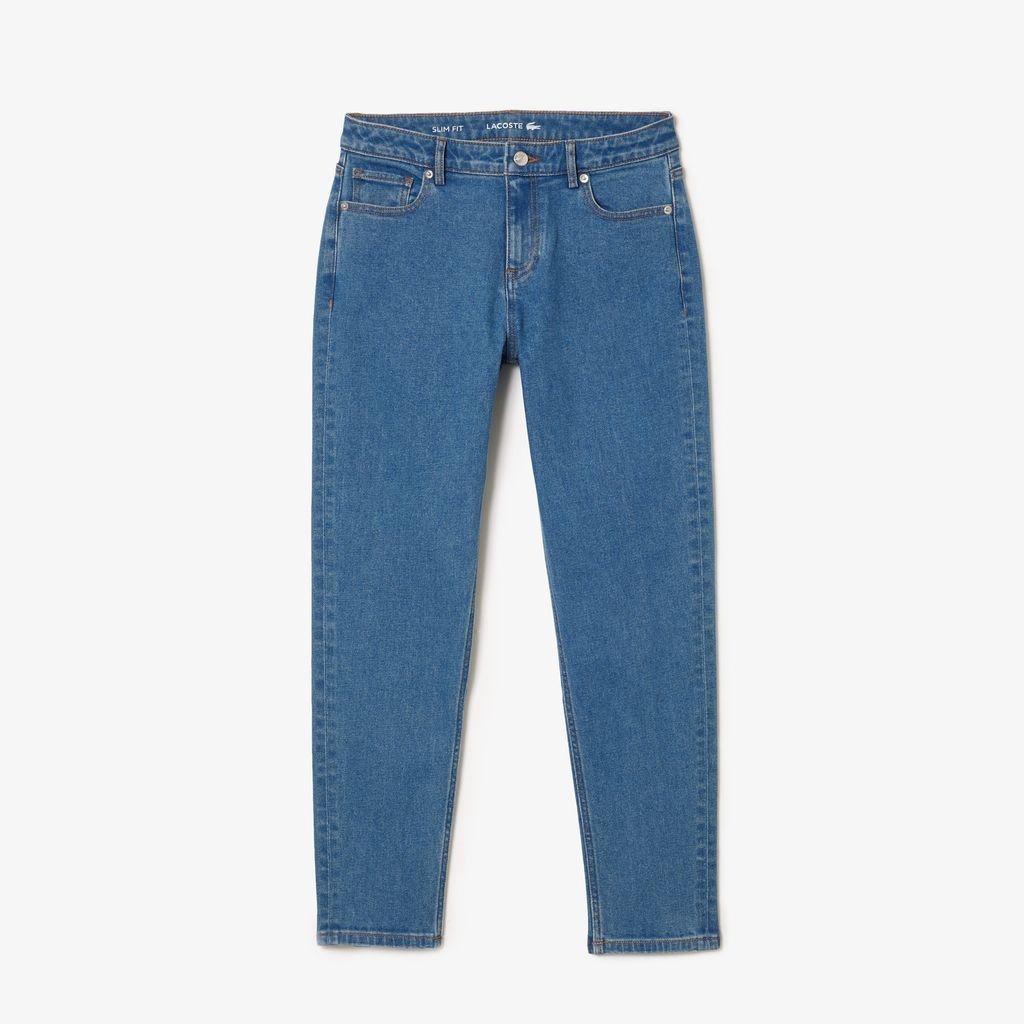 Quần Jeans Dài Lacoste Nữ Chất Liệu Denim Co Giãn