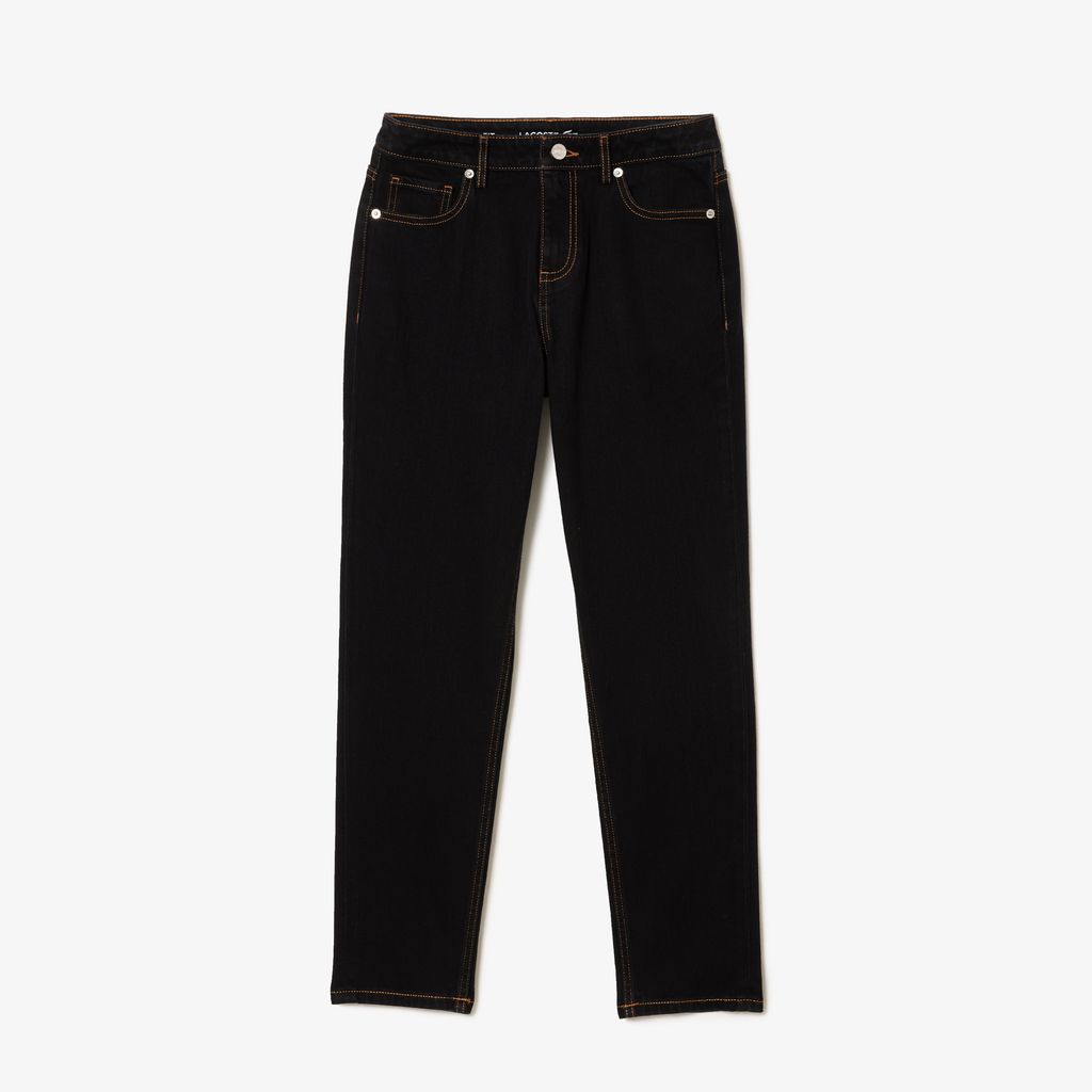 Quần Jeans Dài Lacoste Nữ Chất Liệu Denim Co Giãn