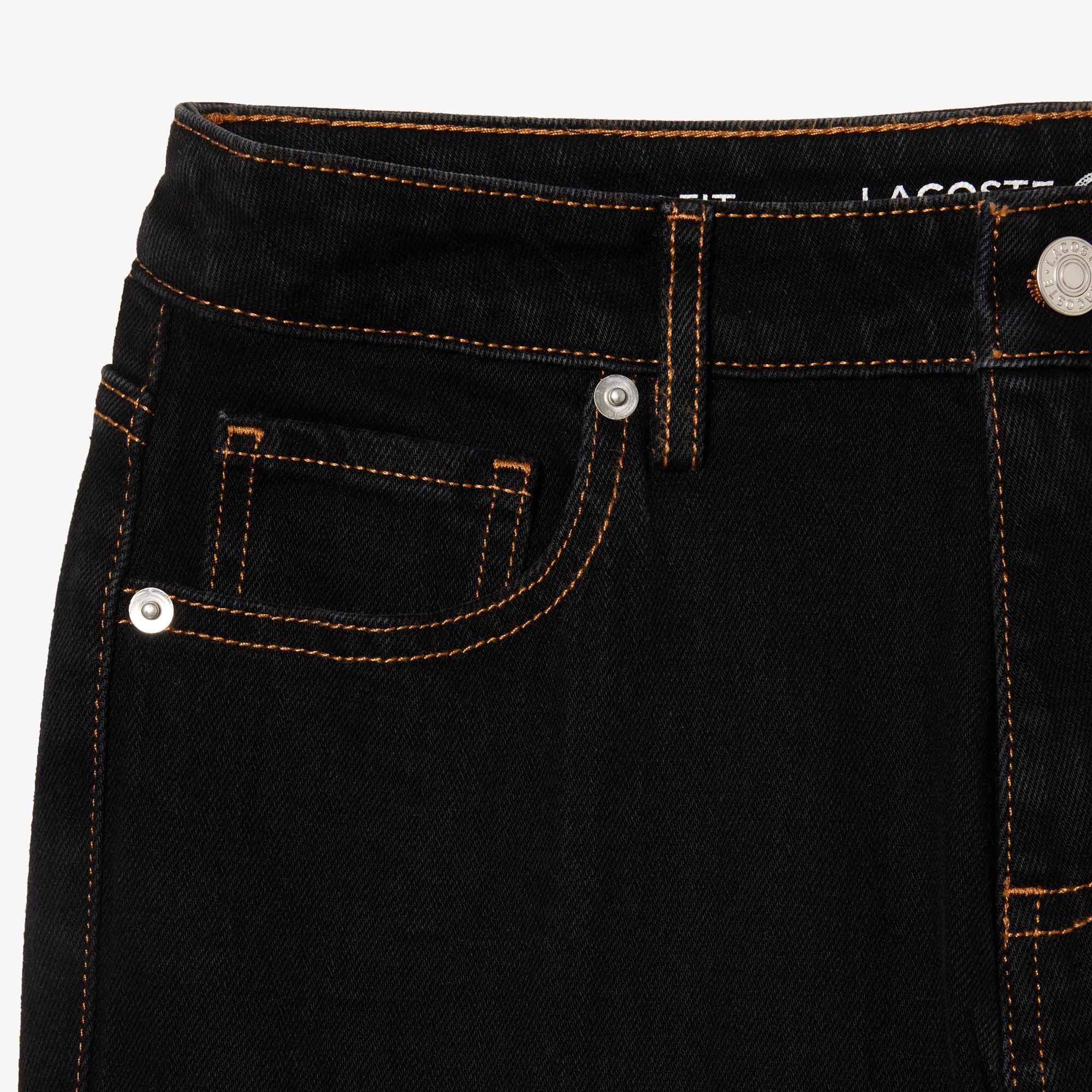 Quần Jeans Dài Lacoste Nữ Chất Liệu Denim Co Giãn