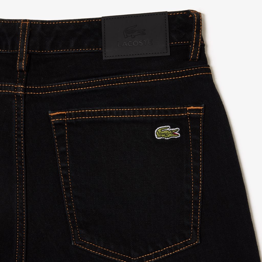 Quần Jeans Dài Lacoste Nữ Chất Liệu Denim Co Giãn