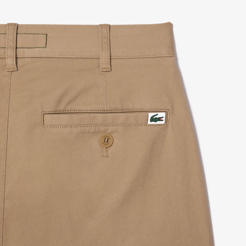 Quần Tây Lacoste Nam Ôm Dáng Chất Liệu Vải Cotton Co Dãn