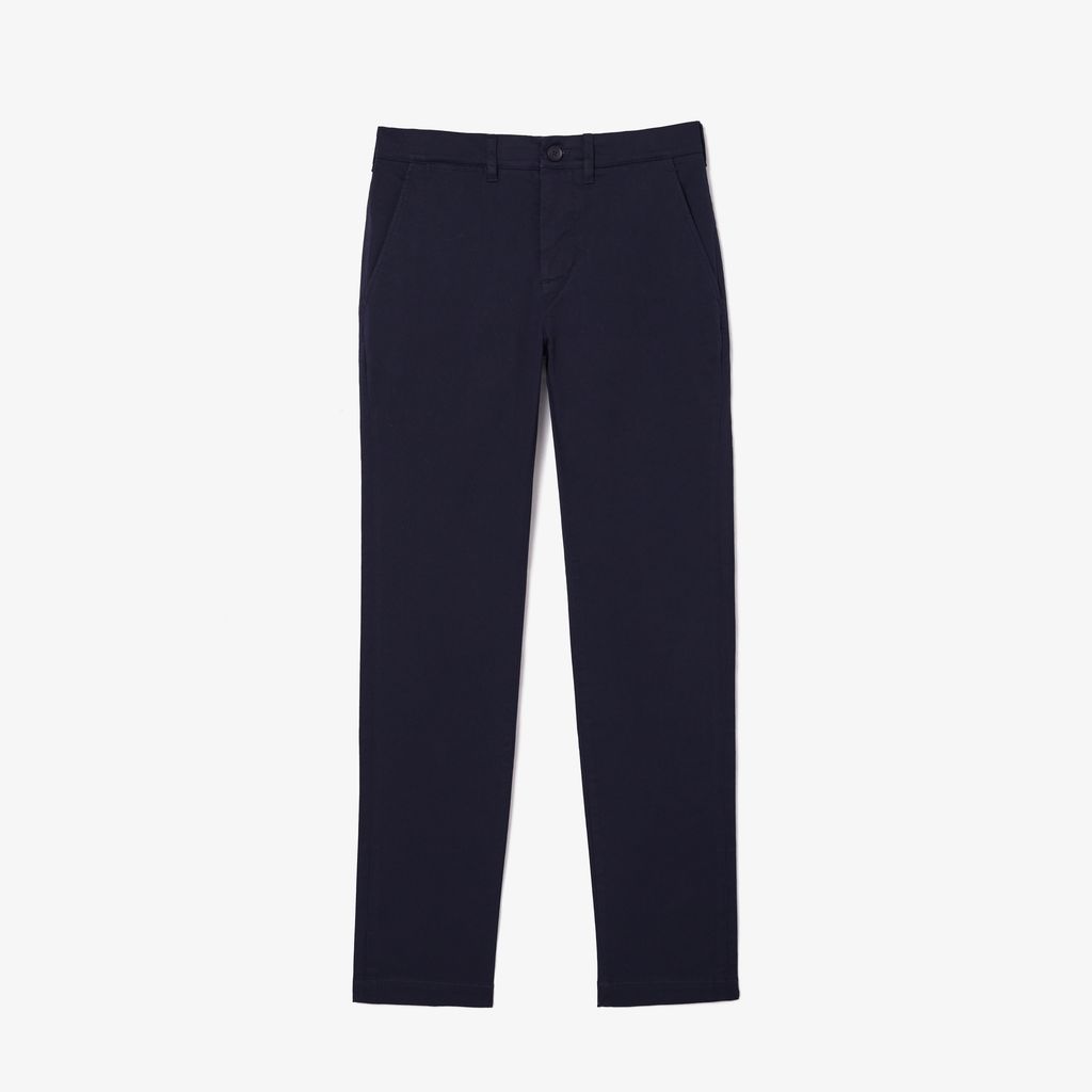 Quần Tây Lacoste Nam Ôm Dáng Chất Liệu Vải Cotton Co Dãn