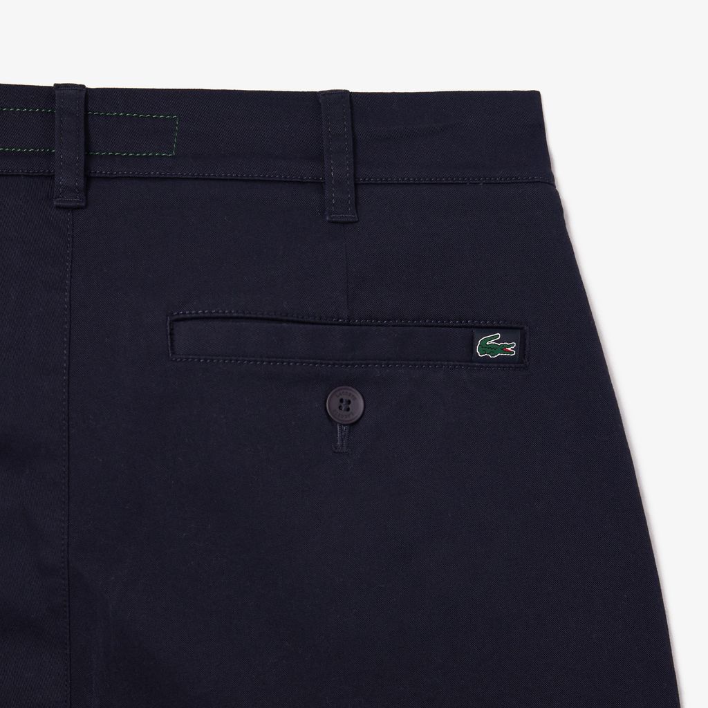 Quần Tây Lacoste Nam Ôm Dáng Chất Liệu Vải Cotton Co Dãn