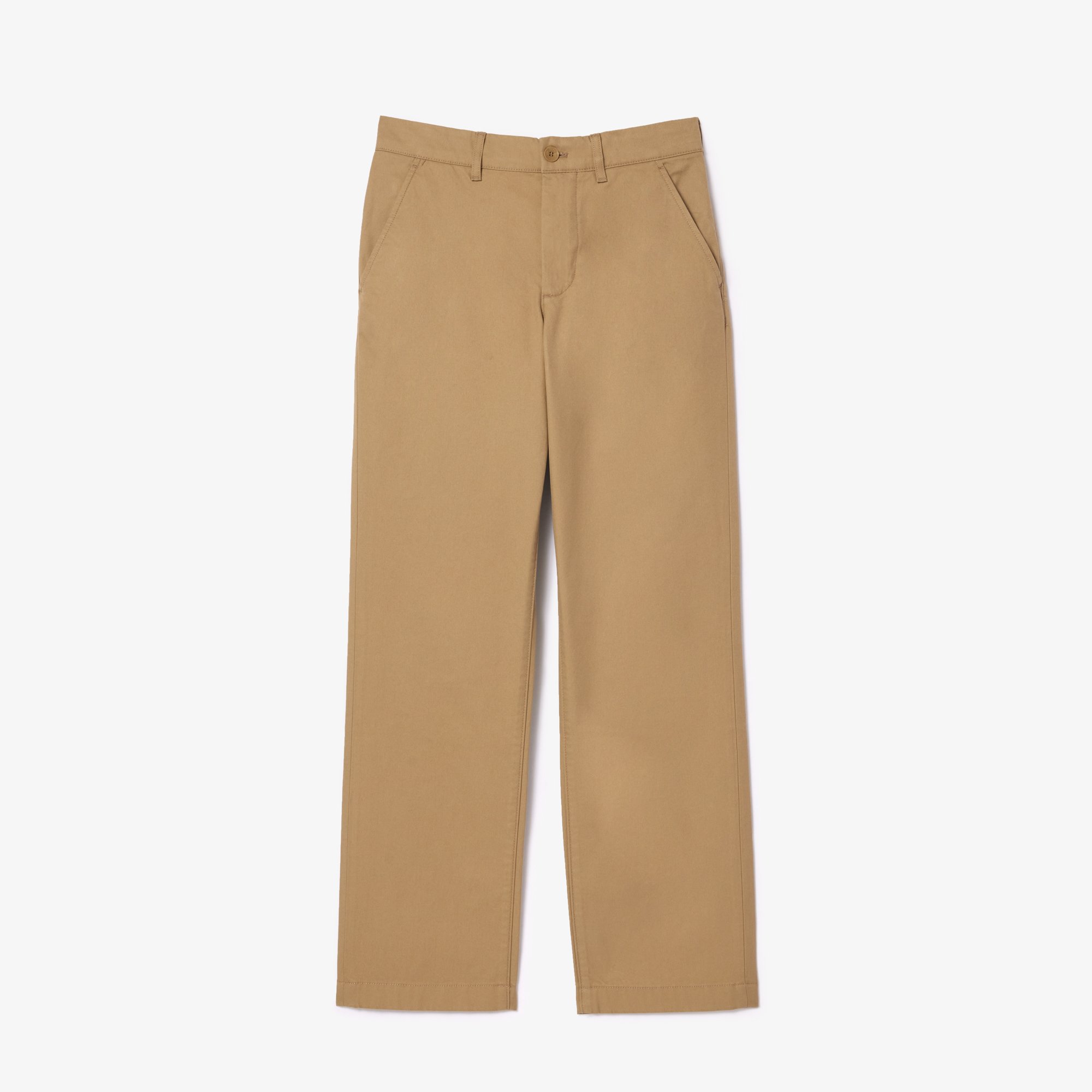 Quần Chino Lacoste Nam Ống Thẳng Chất Liệu Cotton Twill