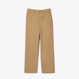 Quần Chino Lacoste Nam Ống Thẳng Chất Liệu Cotton Twill