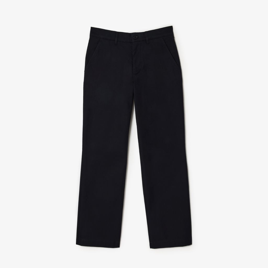 Quần Chino Lacoste Nam Ống Thẳng Chất Liệu Cotton Twill