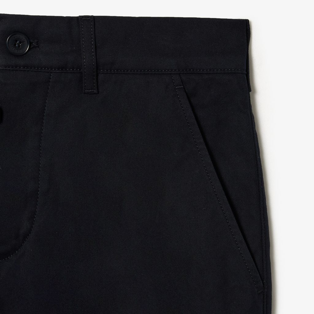 Quần Chino Lacoste Nam Ống Thẳng Chất Liệu Cotton Twill