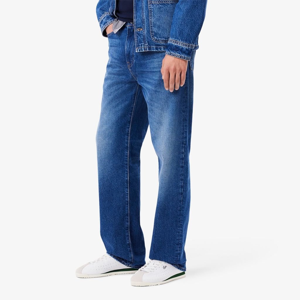Quần Jean Dài Lacoste Nam Ống Đứng 5 Túi