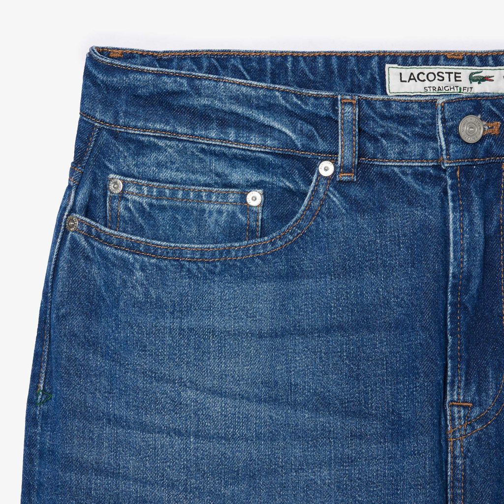 Quần Jean Dài Lacoste Nam Ống Đứng 5 Túi