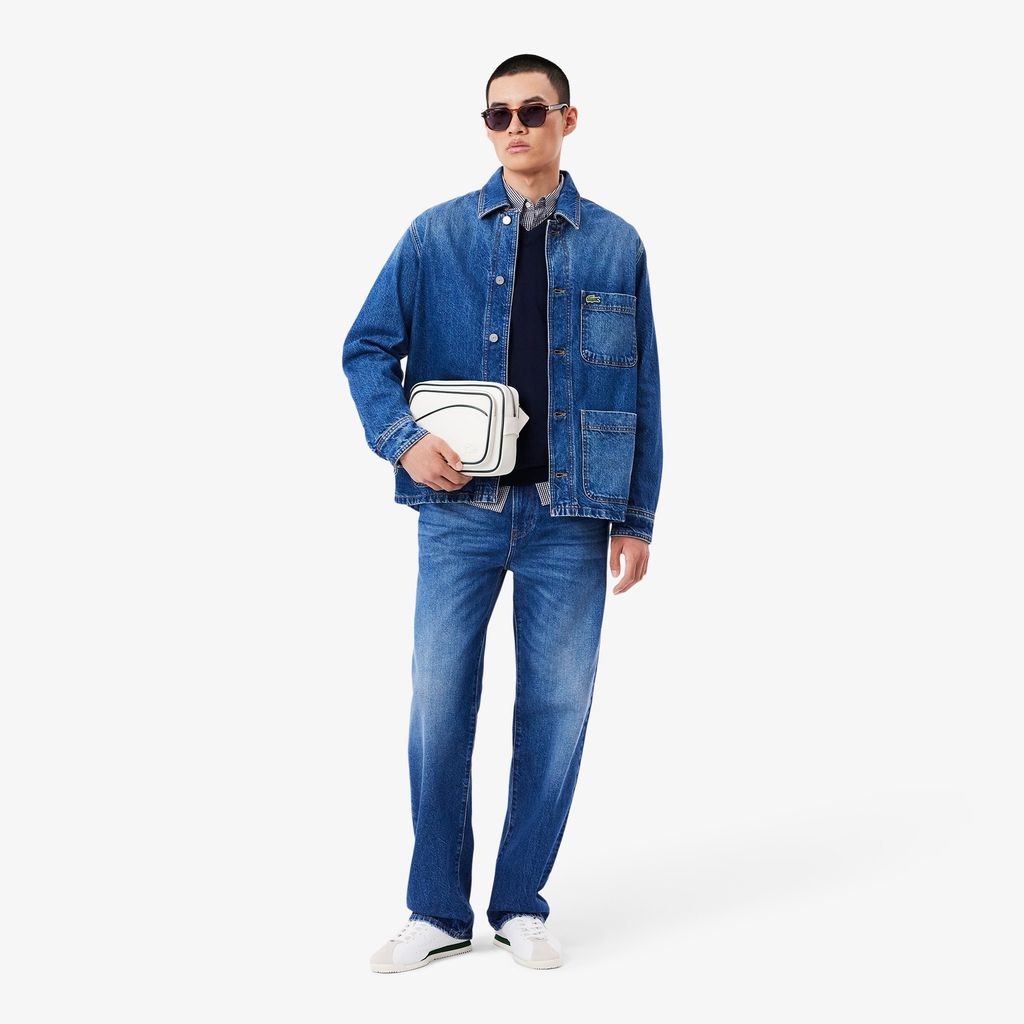 Quần Jean Dài Lacoste Nam Ống Đứng 5 Túi