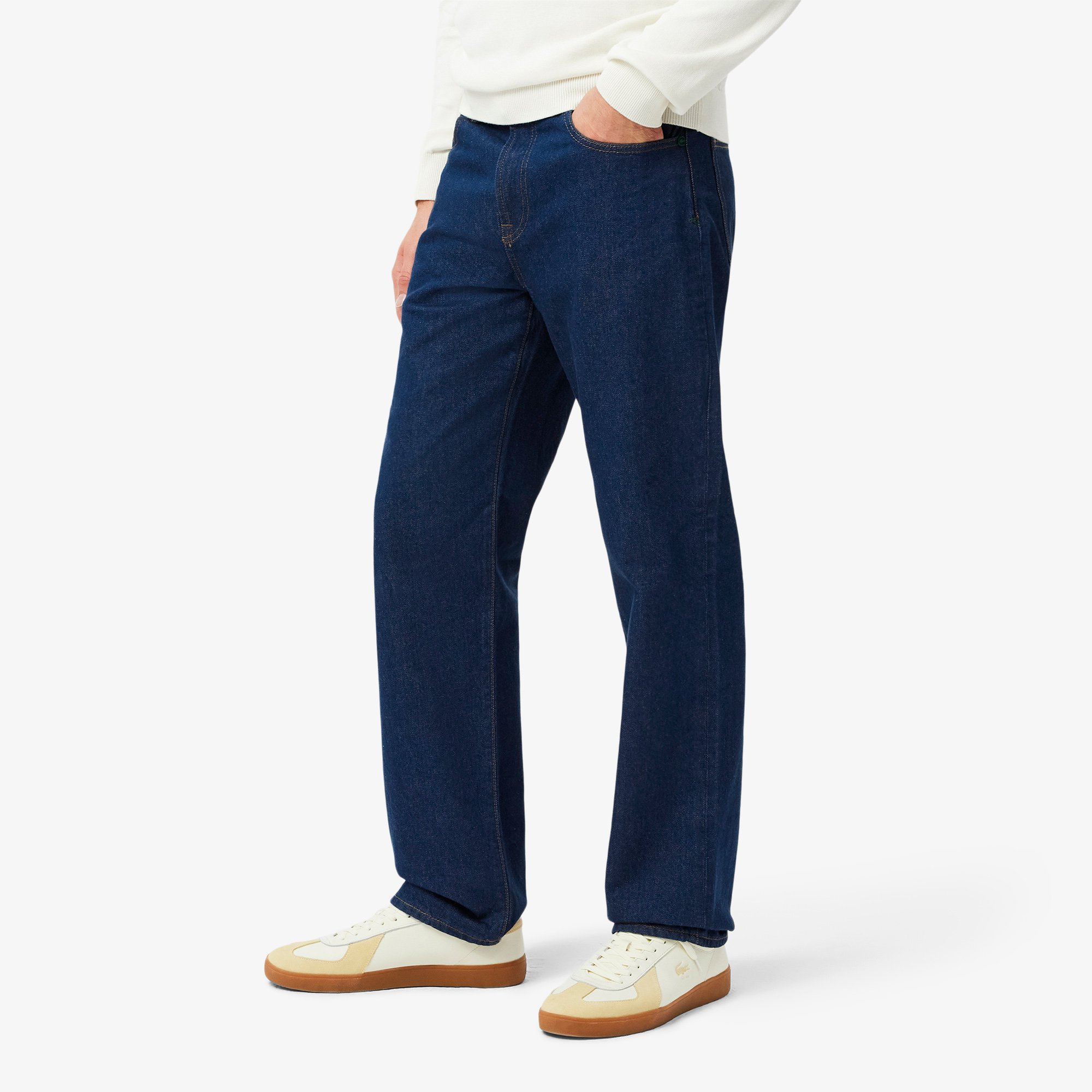 Quần Jean Dài Lacoste Nam Ống Đứng 5 Túi