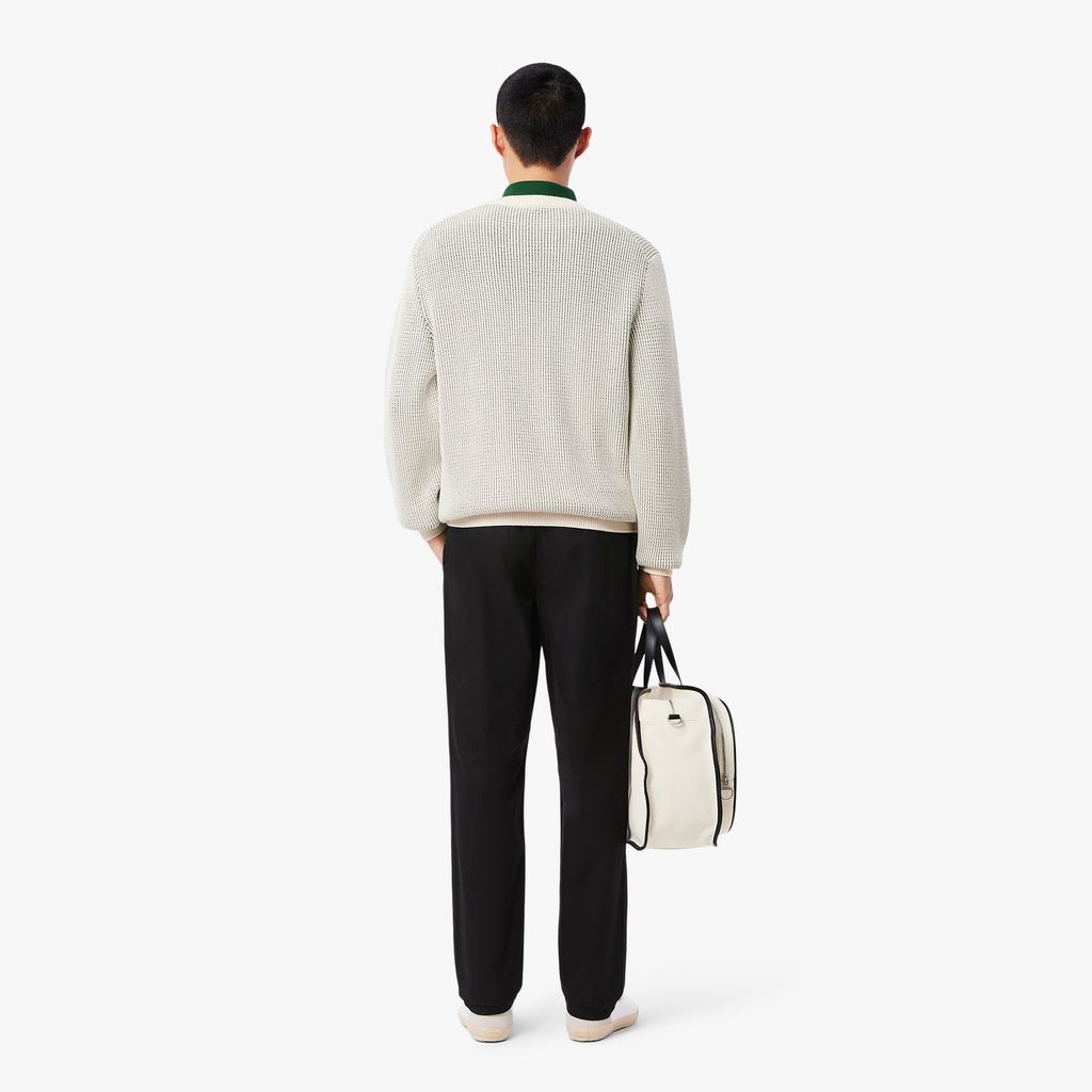 Quần Dài Lacoste Nam Ống Suông Chất Liệu Gabardine Chinos