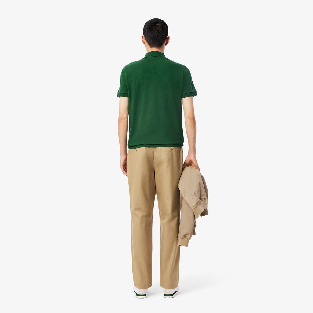 Quần Dài Lacoste Nam Ống Suông Chất Liệu Gabardine Chinos