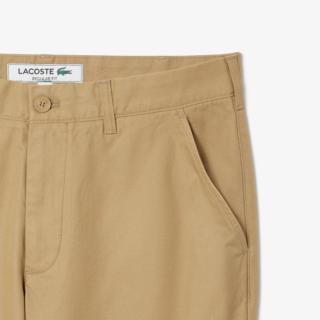Quần Dài Lacoste Nam Ống Suông Chất Liệu Gabardine Chinos