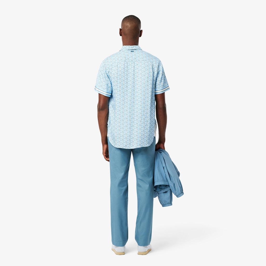 Quần Dài Lacoste Nam Ống Suông Chất Liệu Gabardine Chinos