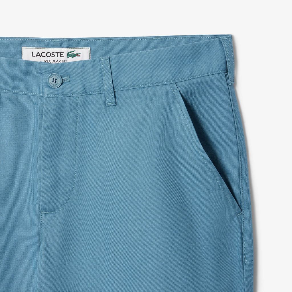 Quần Dài Lacoste Nam Ống Suông Chất Liệu Gabardine Chinos