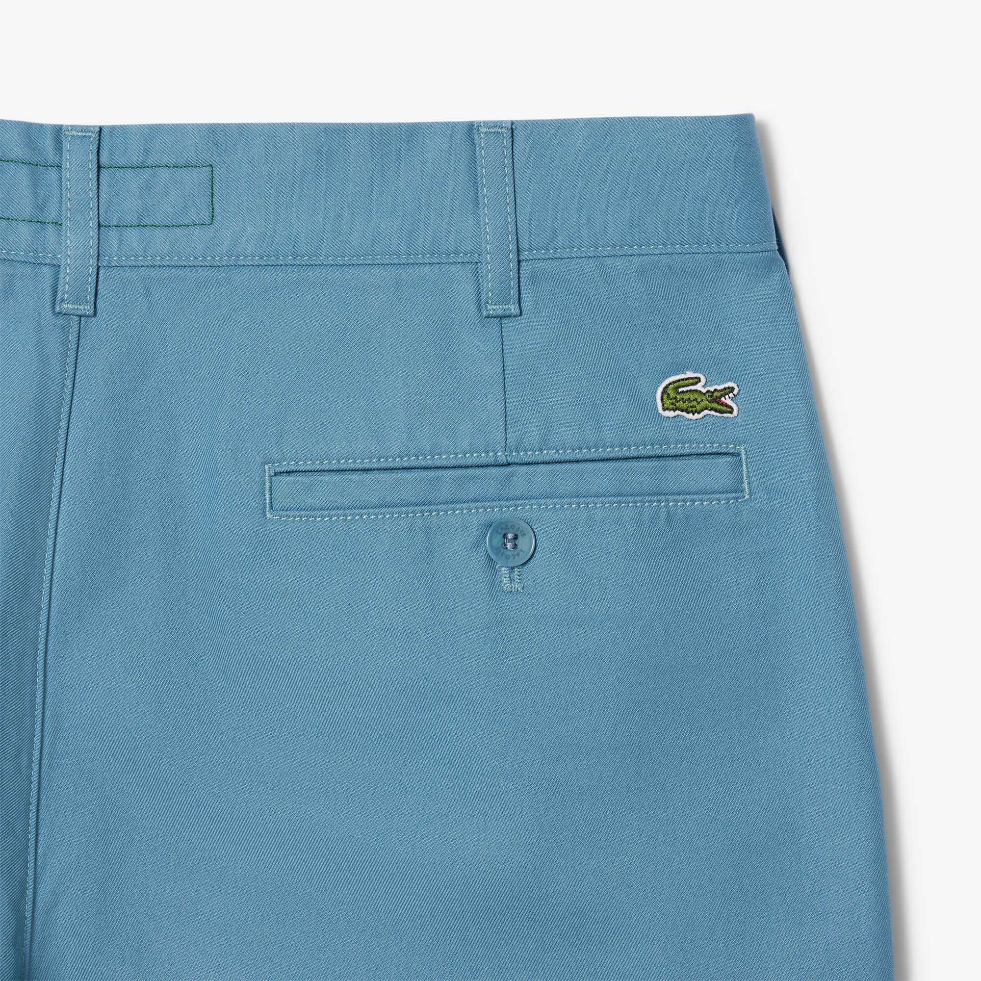 Quần Dài Lacoste Nam Ống Suông Chất Liệu Gabardine Chinos