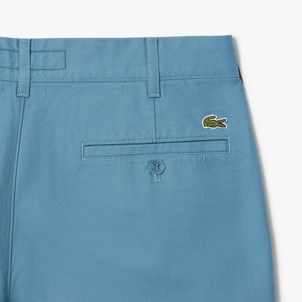 Quần Dài Lacoste Nam Ống Suông Chất Liệu Gabardine Chinos