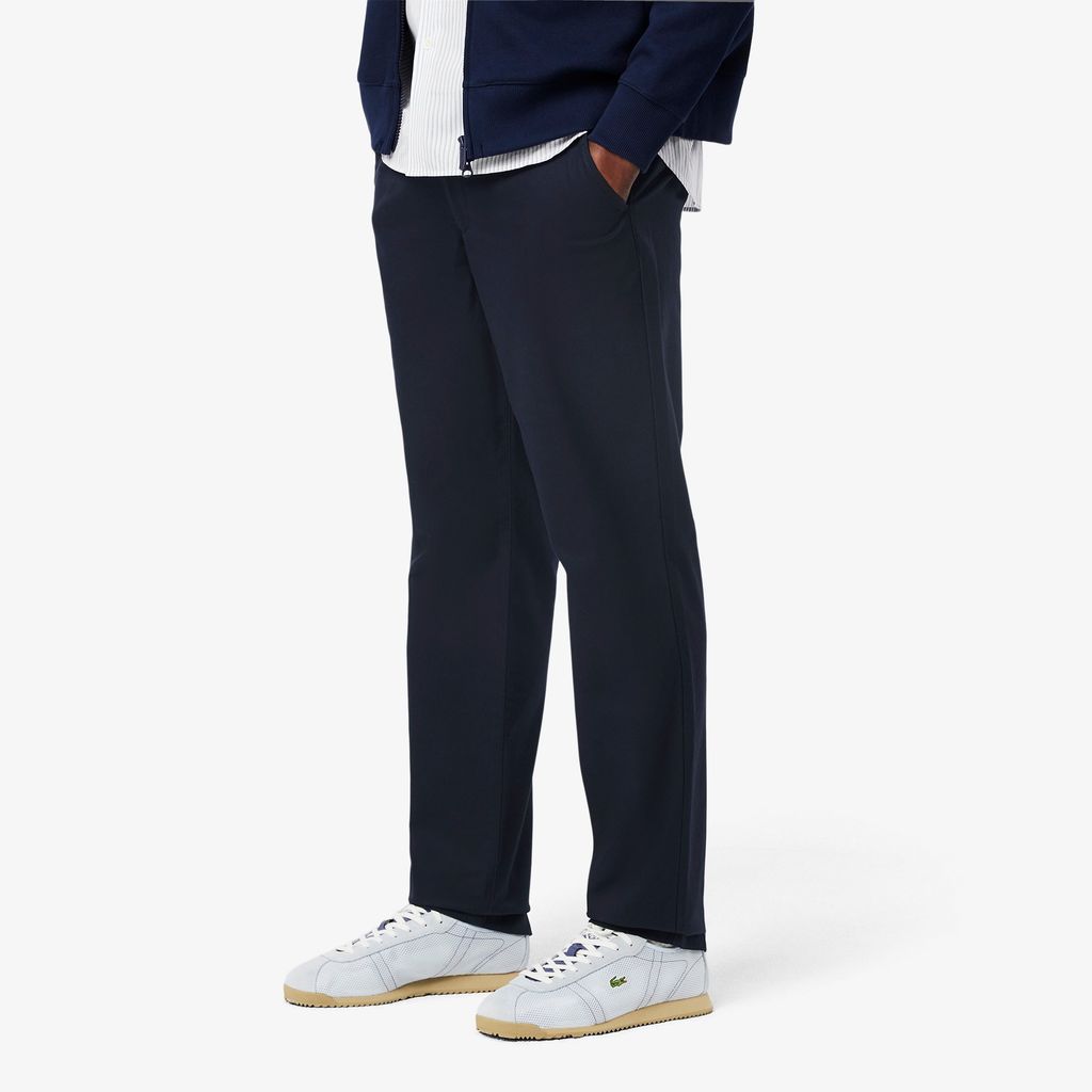 Quần Dài Lacoste Nam Ống Suông Chất Liệu Gabardine Chinos