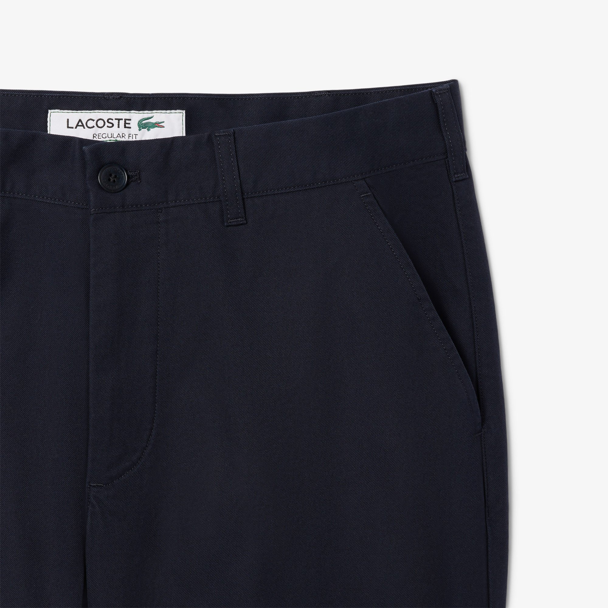 Quần Dài Lacoste Nam Ống Suông Chất Liệu Gabardine Chinos