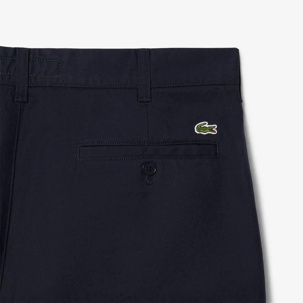 Quần Dài Lacoste Nam Ống Suông Chất Liệu Gabardine Chinos
