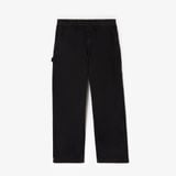 Quần Dài Lacoste Nam Dáng Rộng Ống Đứng Chất Liệu Cotton Canvas