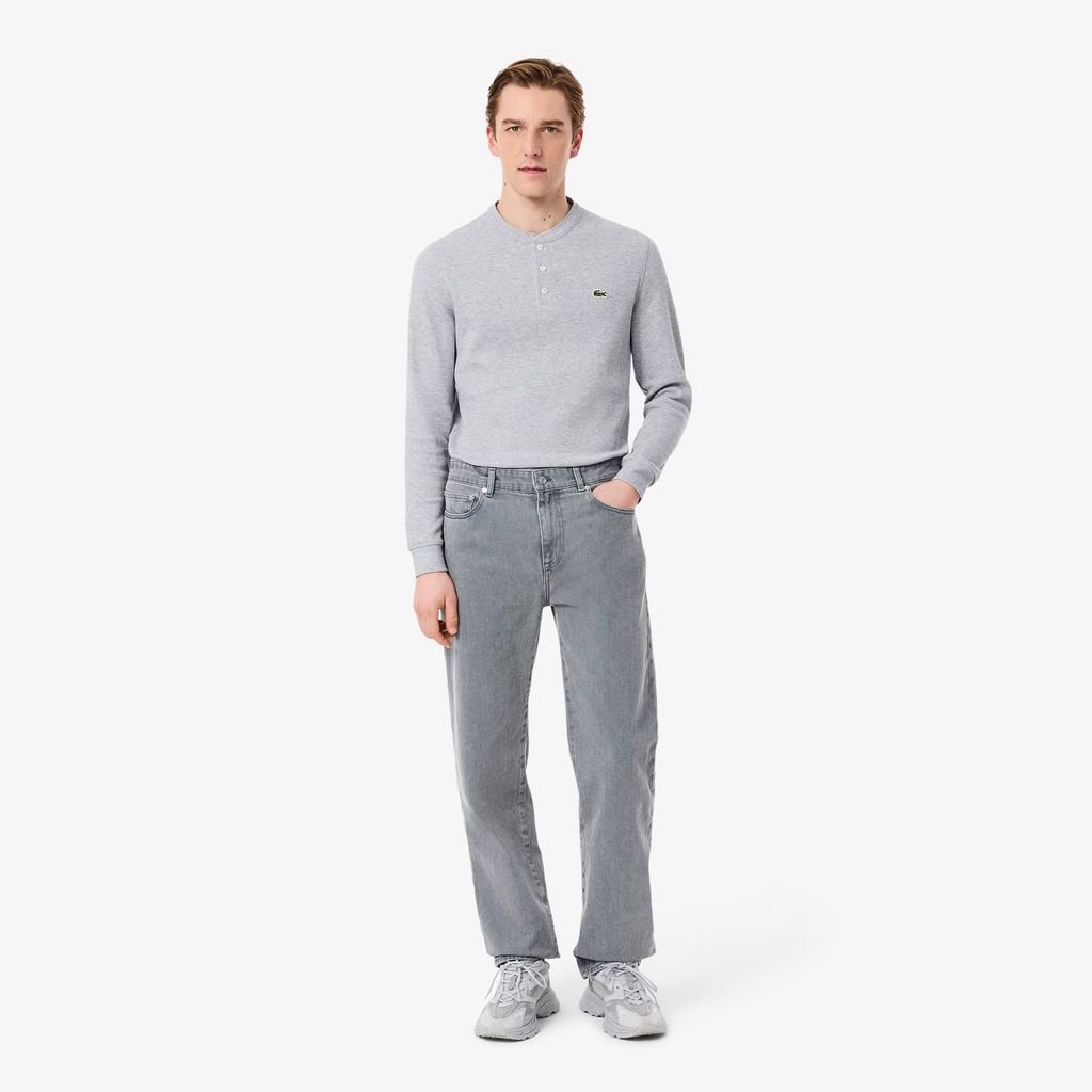 Quần Jeans Dài Lacoste Nam Ống Đứng Chất Liệu Cotton