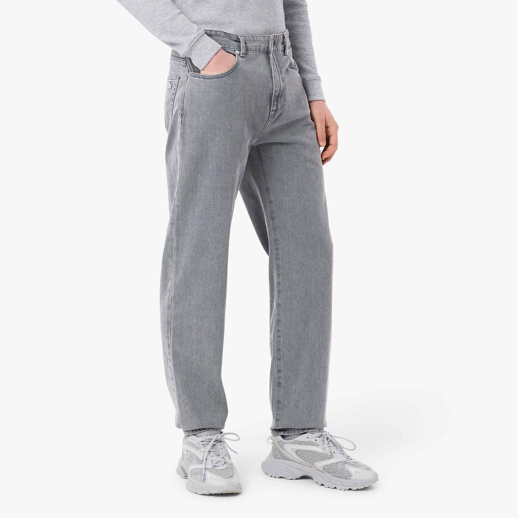 Quần Jeans Dài Lacoste Nam Ống Đứng Chất Liệu Cotton