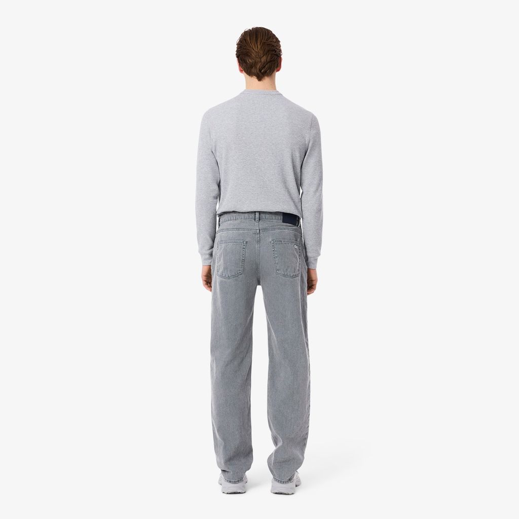 Quần Jeans Dài Lacoste Nam Ống Đứng Chất Liệu Cotton