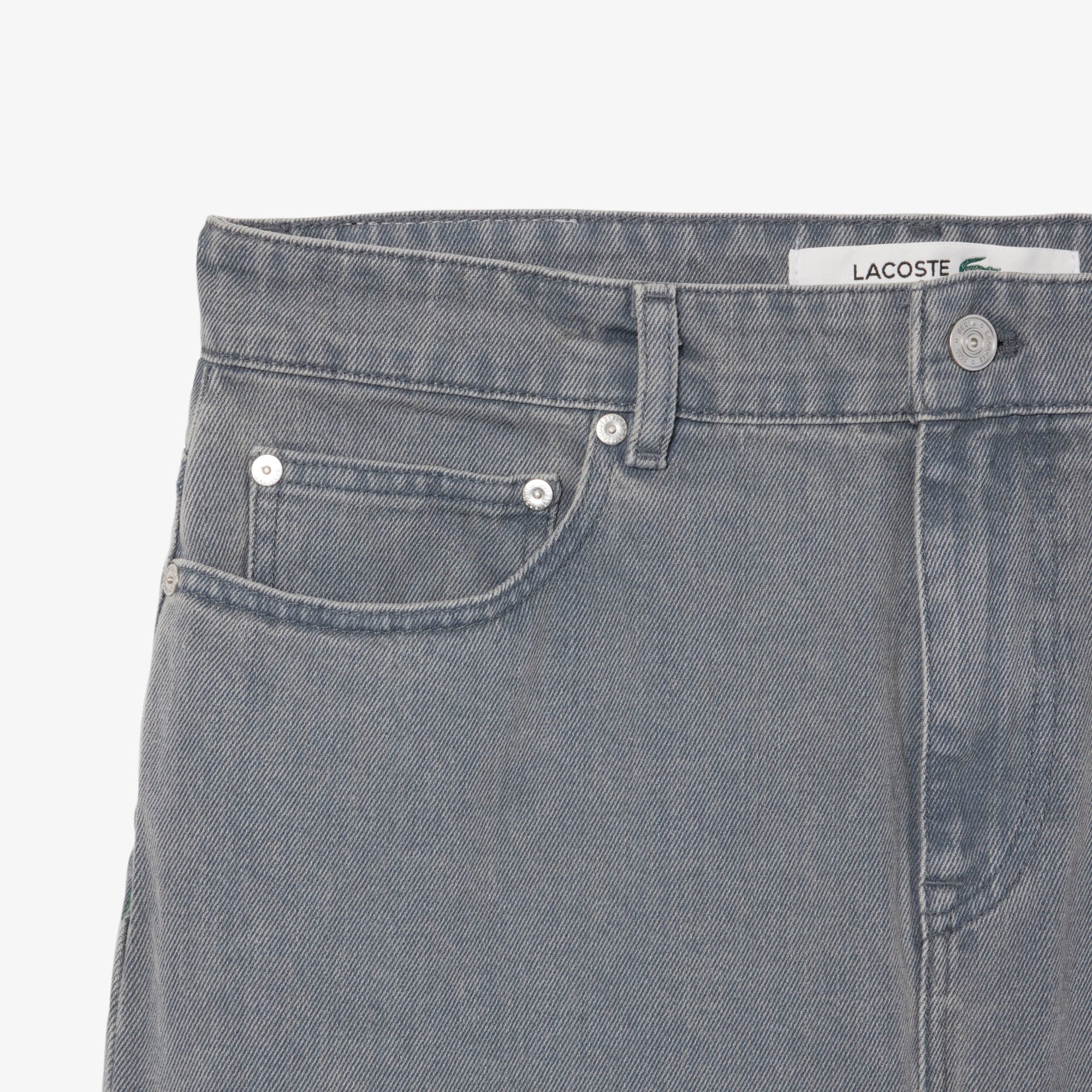 Quần Jeans Dài Lacoste Nam Ống Đứng Chất Liệu Cotton