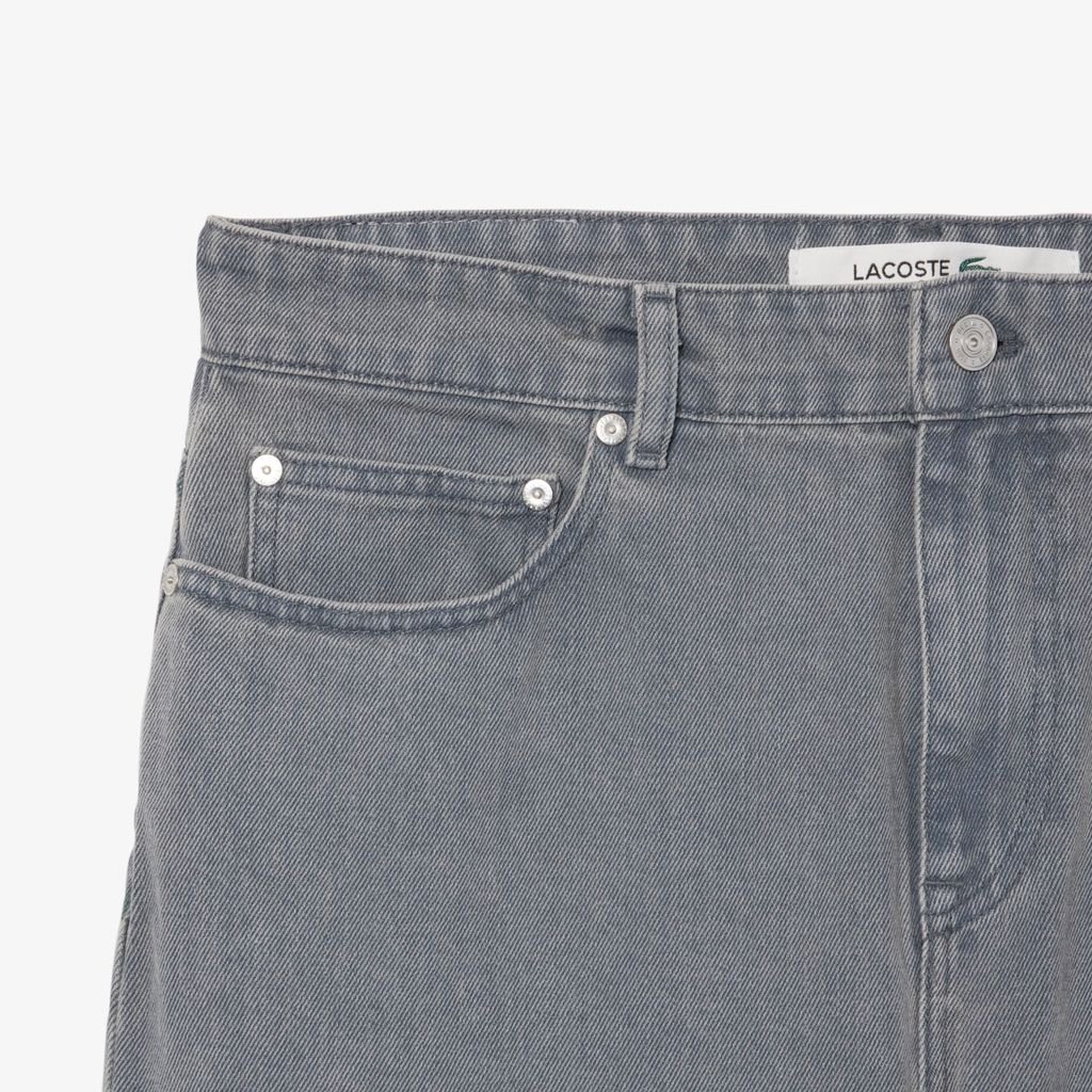 Quần Jeans Dài Lacoste Nam Ống Đứng Chất Liệu Cotton