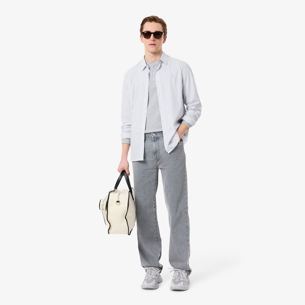 Quần Jeans Dài Lacoste Nam Ống Đứng Chất Liệu Cotton