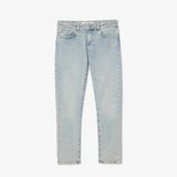 Quần Jeans Dài Màu Chàm Lacoste Nam Ống Côn 5 Túi