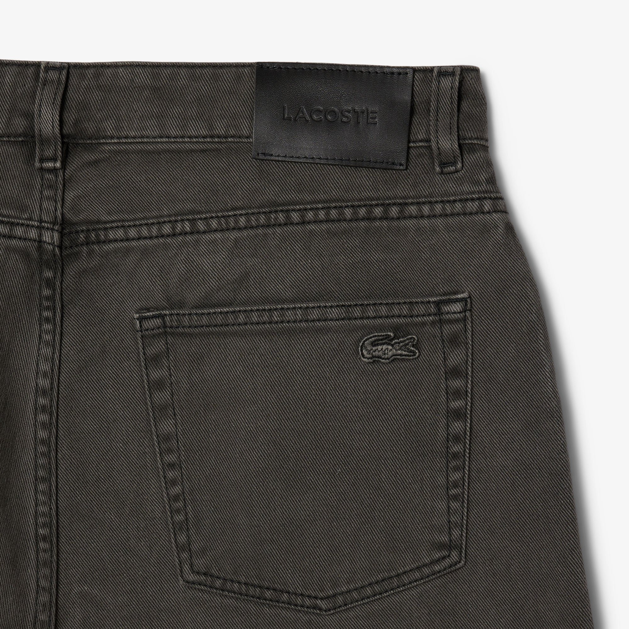 Quần Jeans Dài Lacoste Nam Năm Túi Ống Đứng
