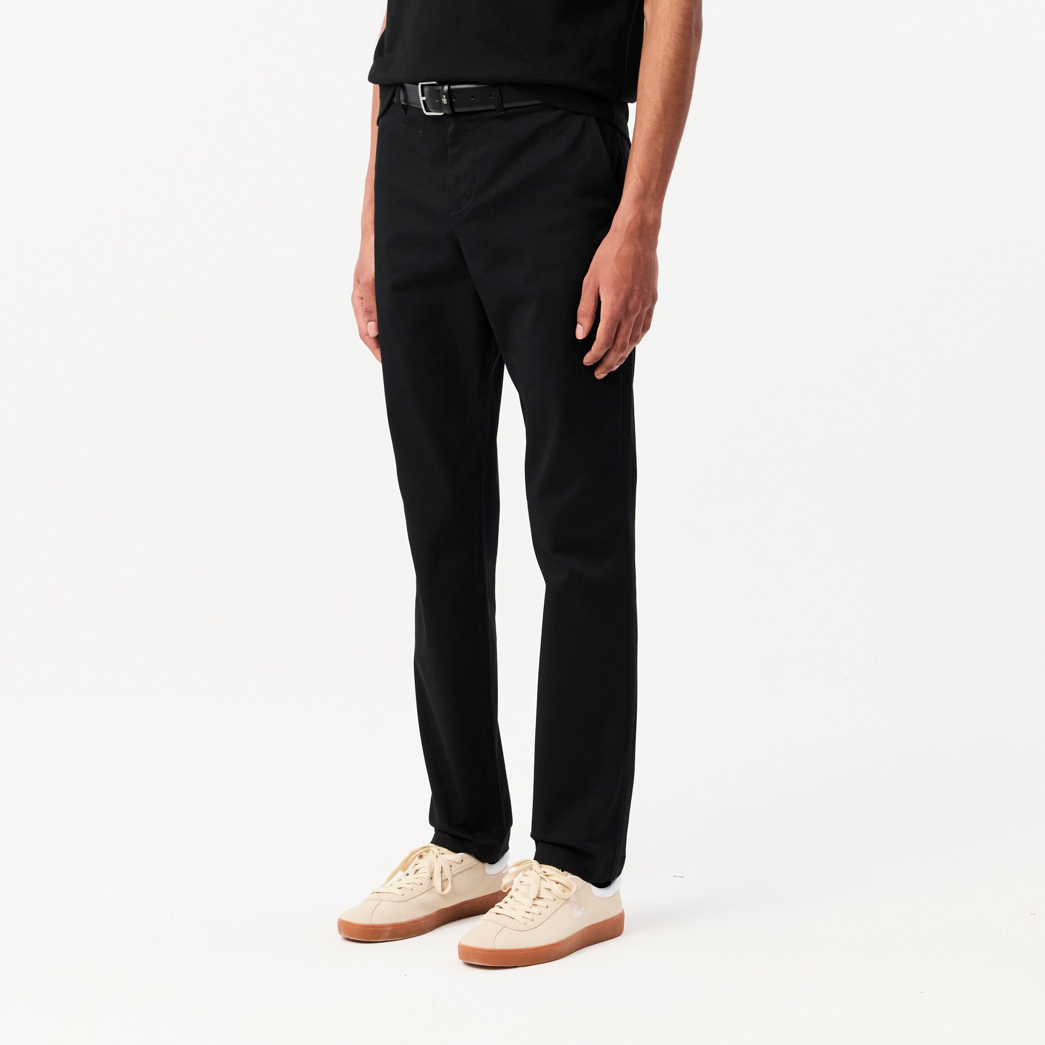 Quần Dài Lacoste Nam Ôm Dáng Chất Liệu Cotton Co Dãn