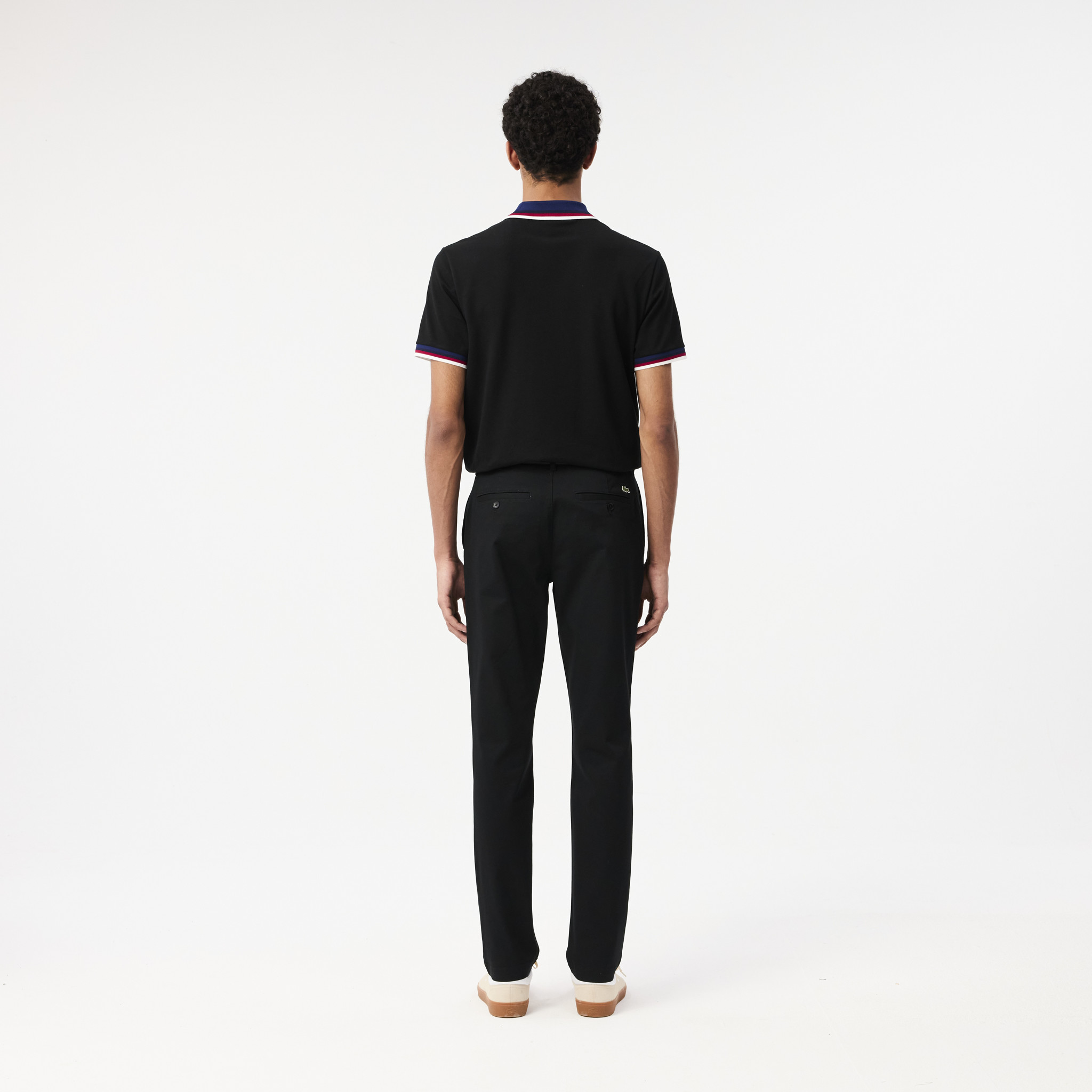 Quần Dài Lacoste Nam Ôm Dáng Chất Liệu Cotton Co Dãn