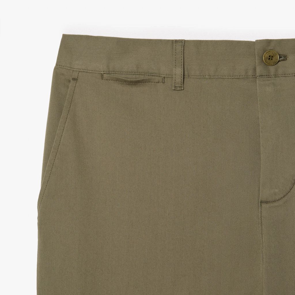 Quần Dài Lacoste Nam Ôm Dáng Chất Liệu Cotton Co Dãn