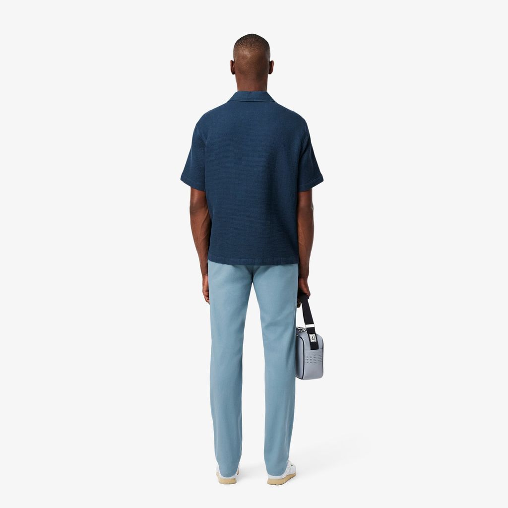 Quần Dài Lacoste Nam Ôm Dáng Chất Liệu Cotton Co Dãn