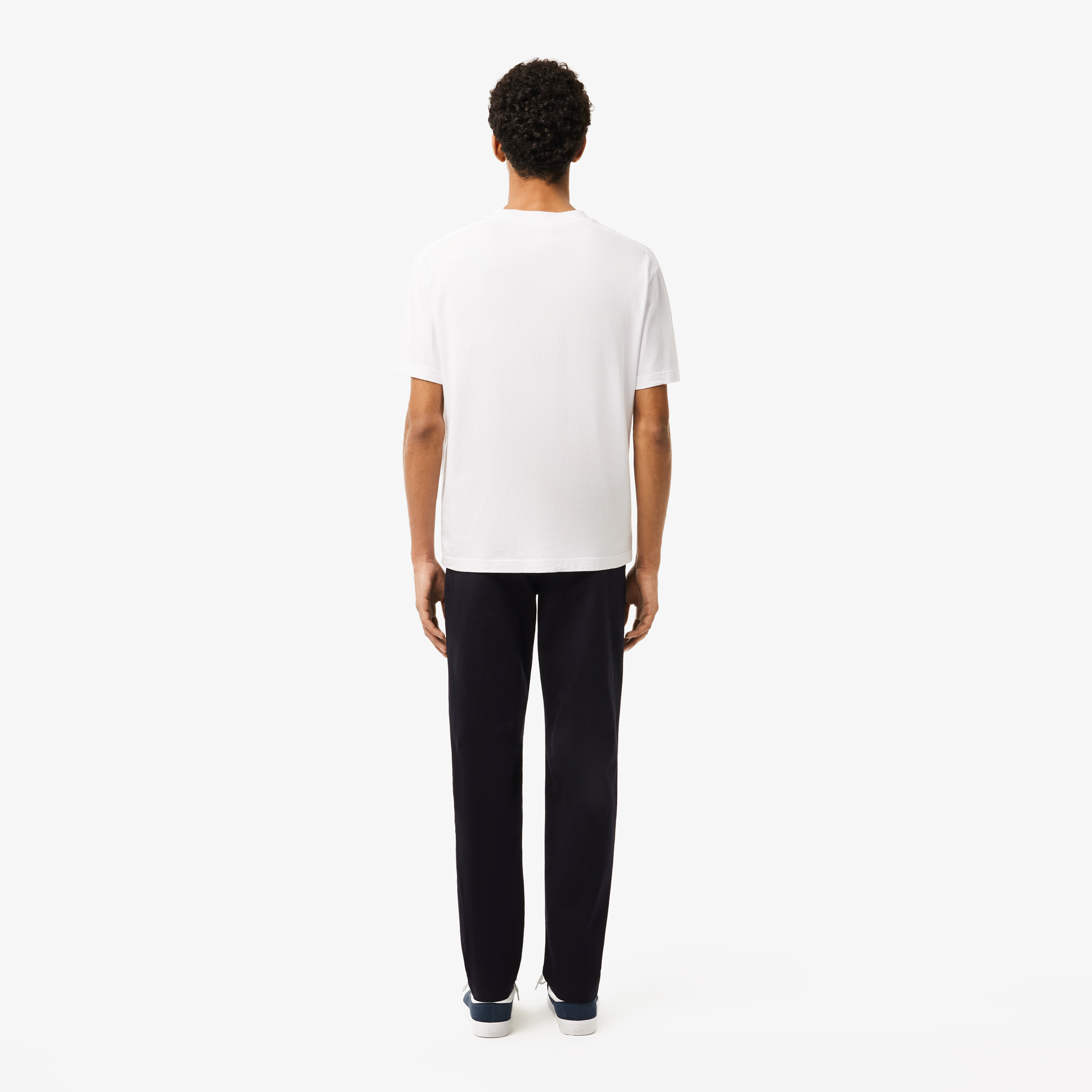 Quần Dài Lacoste Nam Ôm Dáng Chất Liệu Cotton Co Dãn