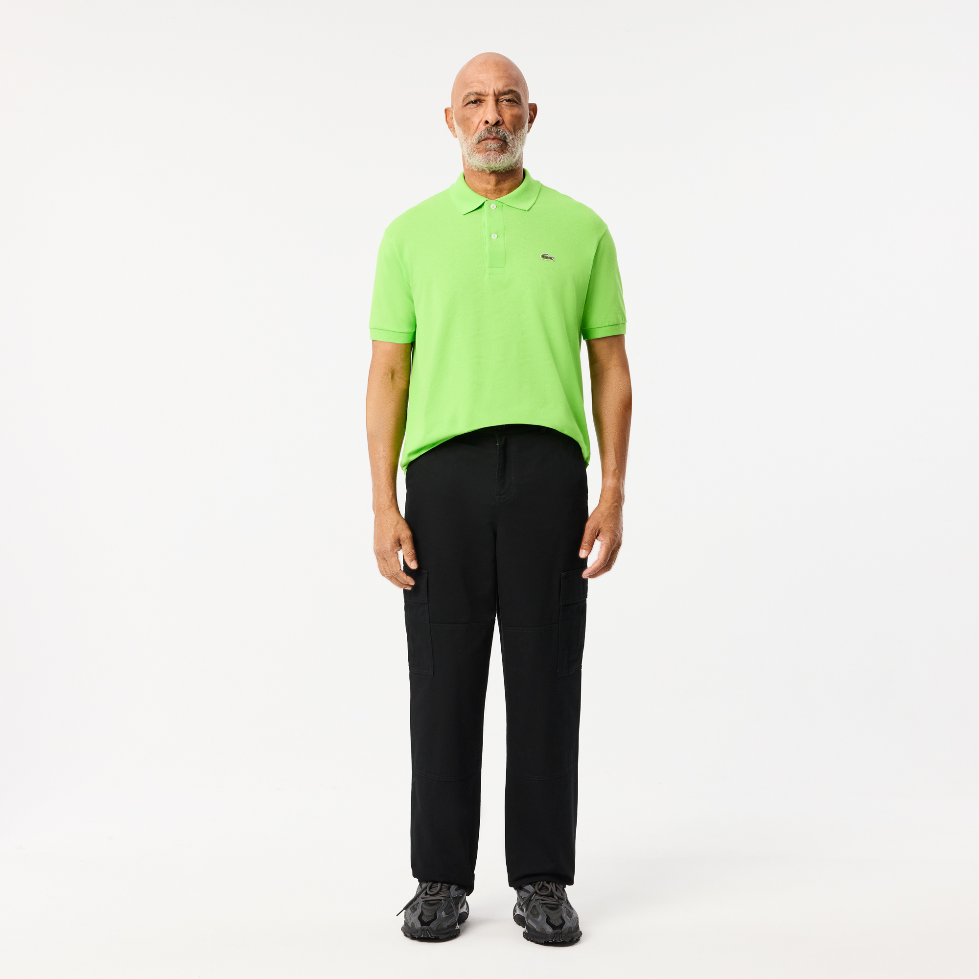 Quần Dài Cargo Lacoste Nam Ống Đứng Chất Liệu Cotton