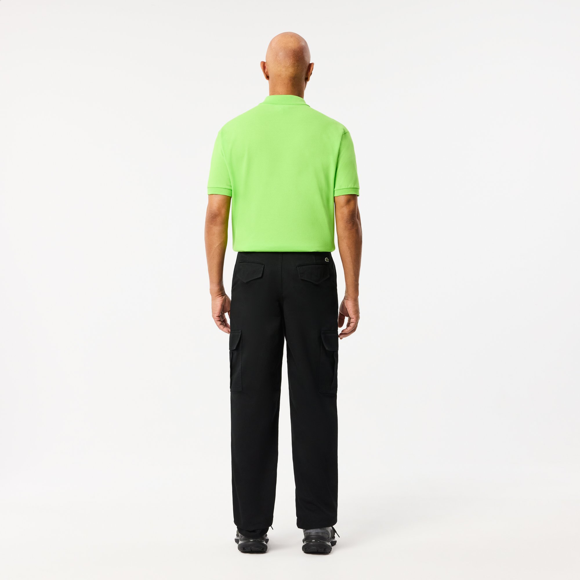 Quần Dài Cargo Lacoste Nam Ống Đứng Chất Liệu Cotton