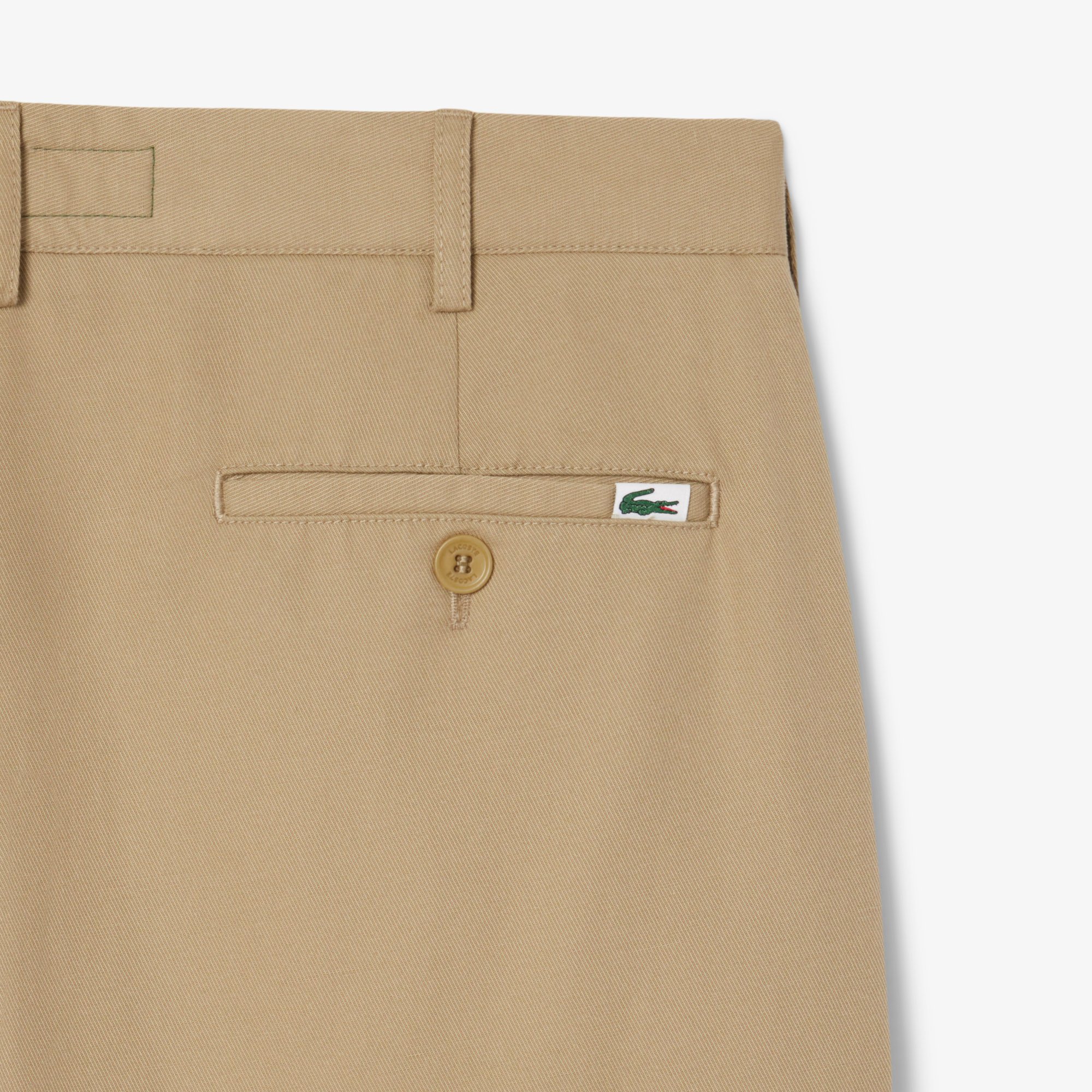 Quần Chinos Lacoste Nam Ống Suông Chất Liệu Cotton Pha
