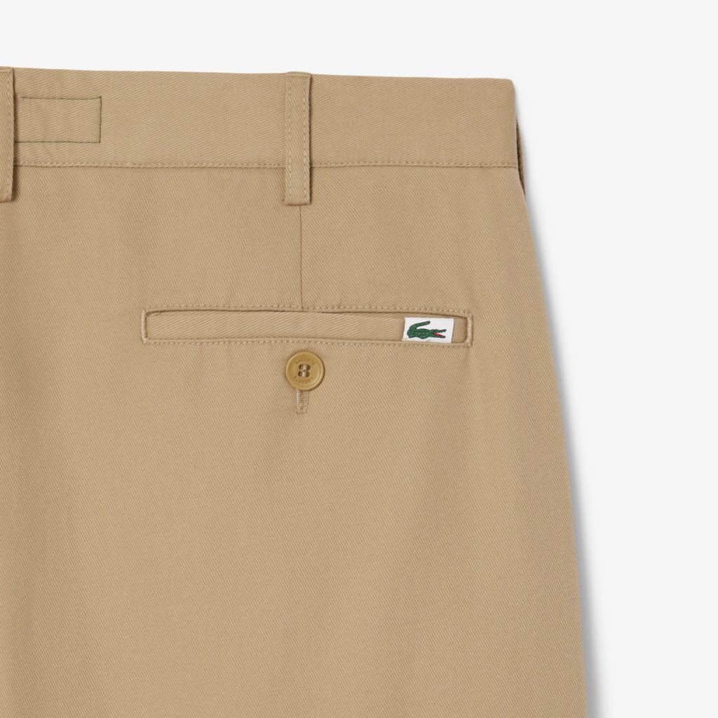 Quần Chinos Lacoste Nam Ống Suông Chất Liệu Cotton Pha