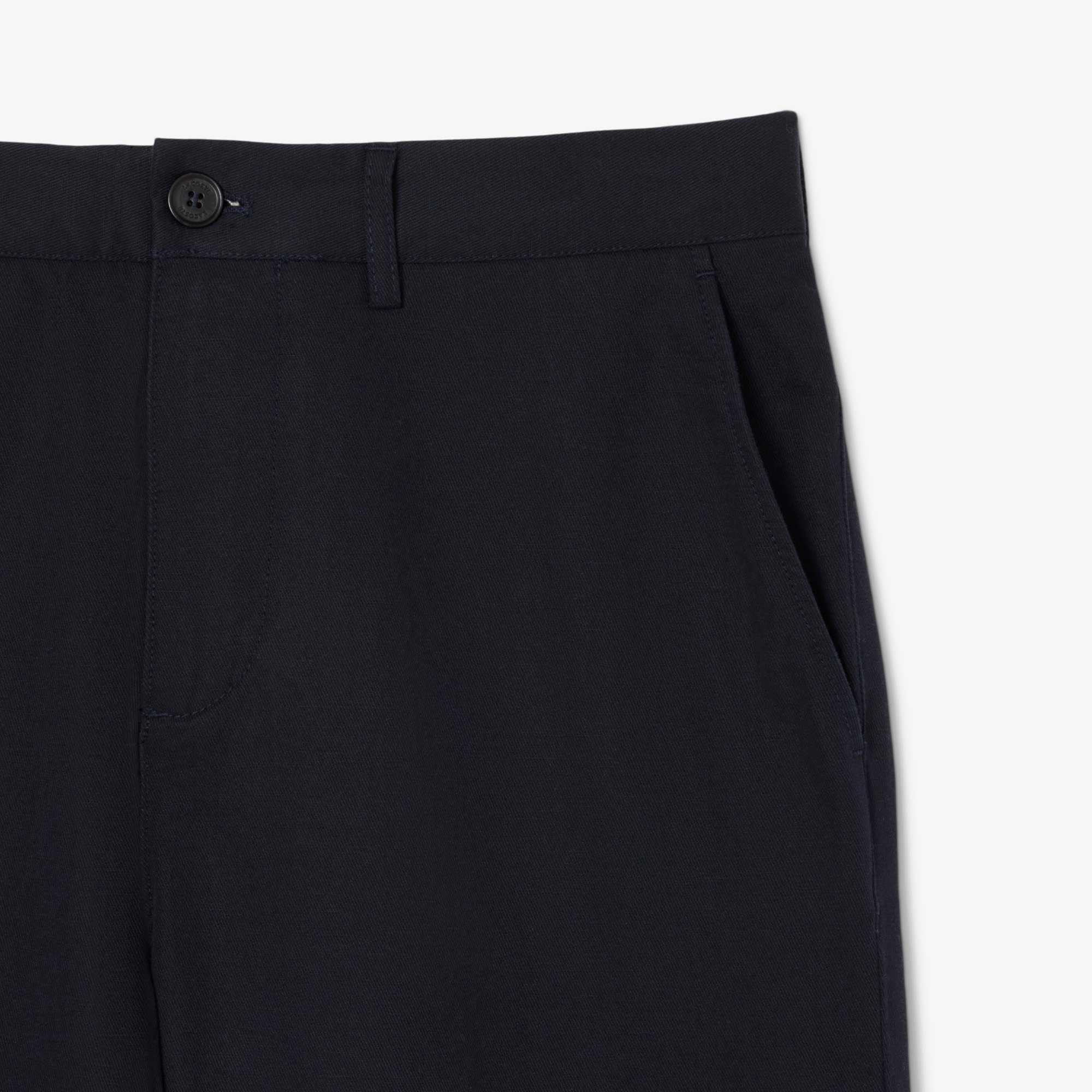 Quần Chinos Lacoste Nam Ống Suông Chất Liệu Cotton Pha
