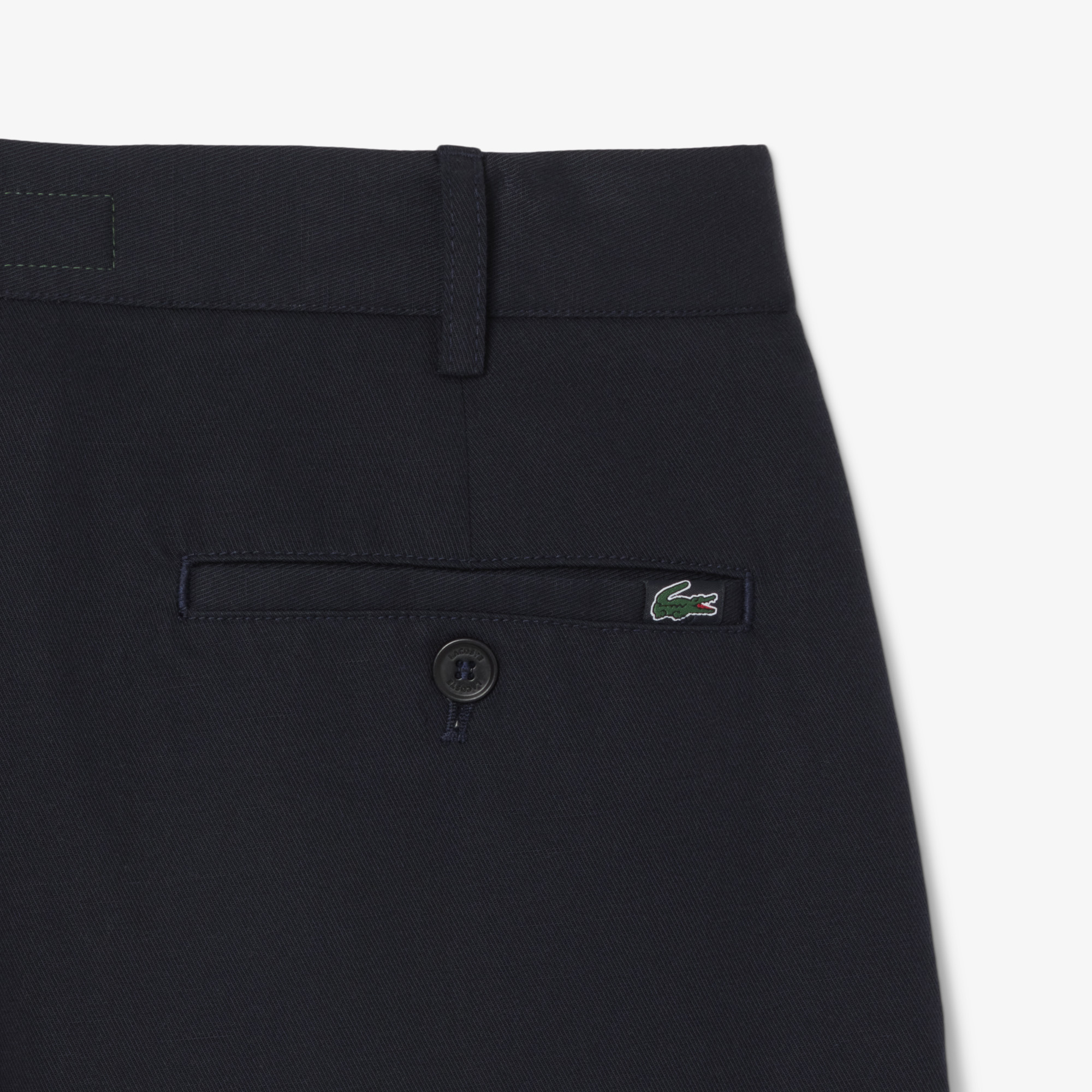 Quần Chinos Lacoste Nam Ống Suông Chất Liệu Cotton Pha