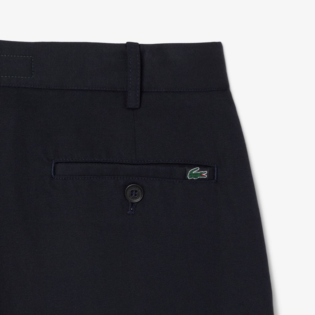 Quần Chinos Lacoste Nam Ống Suông Chất Liệu Cotton Pha