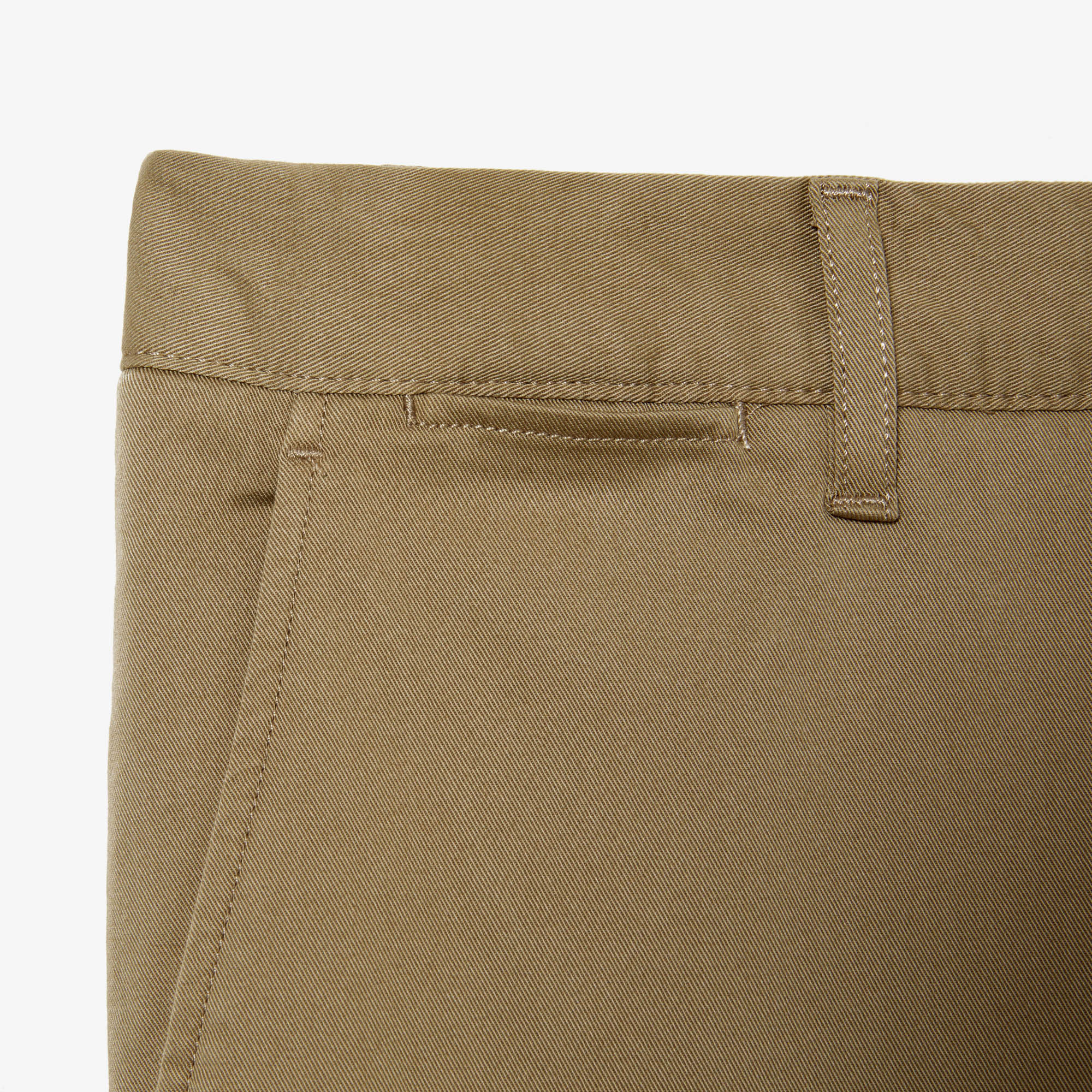 Quần Dài Lacoste Nam Ôm Dáng Chất Liệu Cotton Gabardine